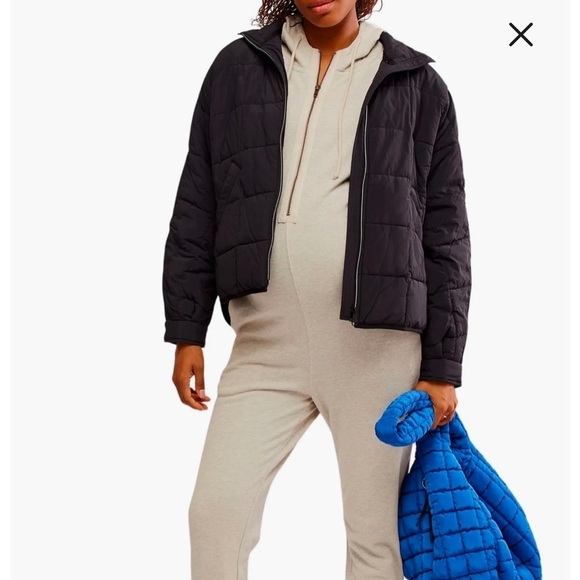 NWT NEW Free People Movement x Hatch Pippa packable puffer jacket in black - Picture 7 of 9